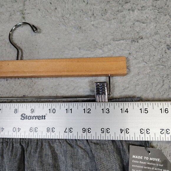 Eddie Bauer Motion Shorts Men's Small Heather Gray Woven 8" Inseam Outdoor NWT - Picture 13 of 13